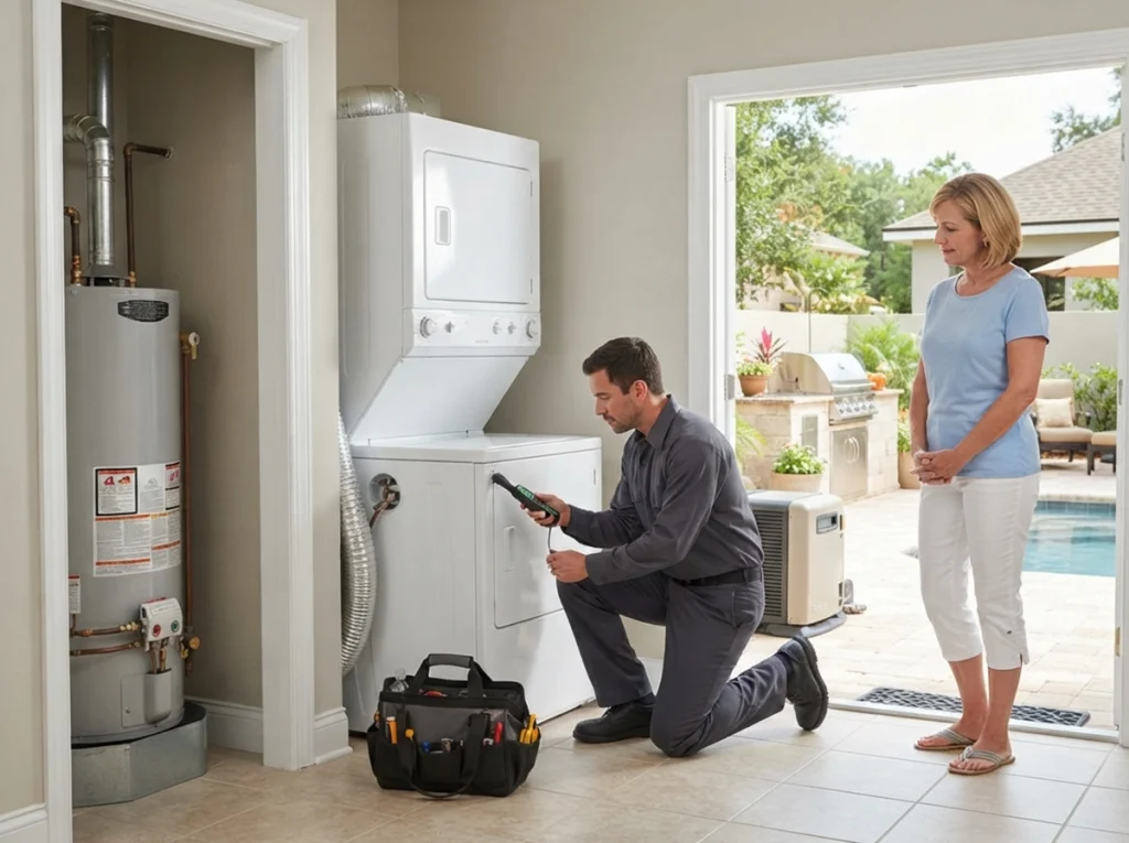 Summer safety check for multiple home gas appliances